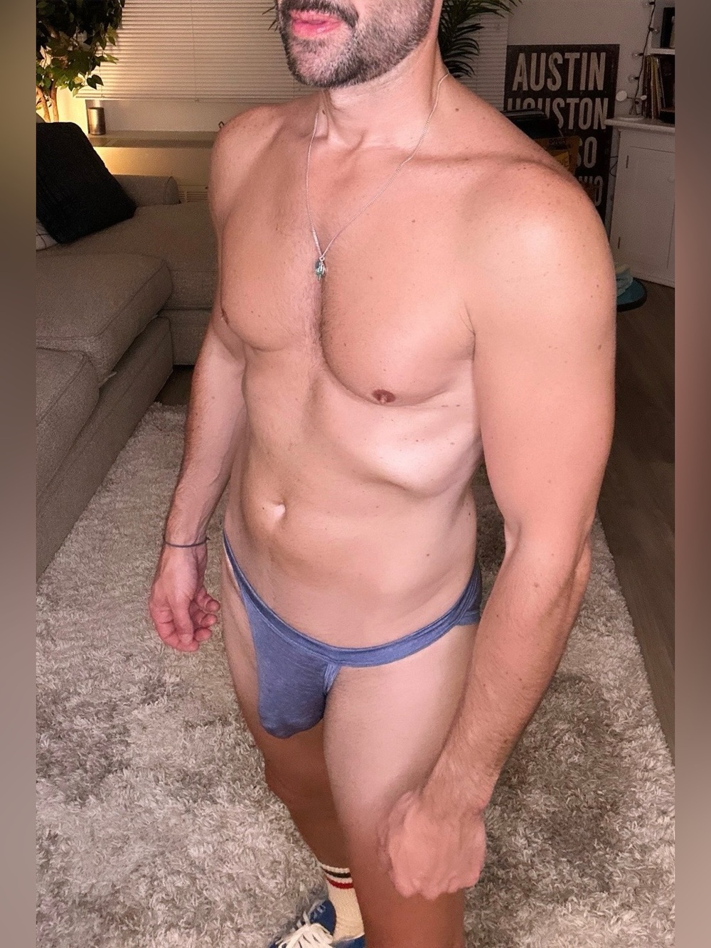 Andrew Christian | Moisture Control Brief w Almost Naked in Heather Lavender (S) - Picture 10 of 12